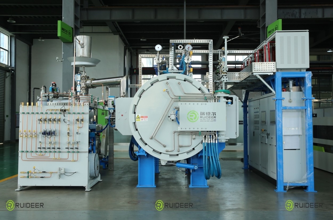 หม้อกัมปัณฑ์ระบายความร้อน 6-10MPa ถึง 1600 °C สําหรับการล้างไขมันและแผ่นแก๊ส MFC H2/N2/Ar ในสถานที่อุตสาหกรรม