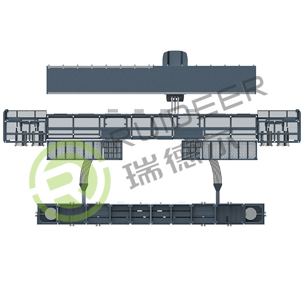 เครื่องเคลือบ CVD ที่พัฒนามากสําหรับเซรามิกสับสราท ความแน่นของเคลือบที่แข็งแรง พลังงานทั้งหมด ประมาณ 40/50/60/80KW