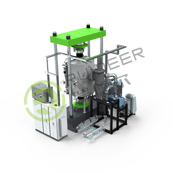 เตาเผาแบบกดร้อนสุญญากาศชนิด JR พร้อมแคลมป์ไฟฟ้าสถิต (เซรามิกอะลูมิเนียมไนไตรด์)