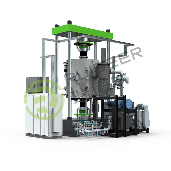 เตาเผาแบบกดร้อนสุญญากาศชนิด JR พร้อมแคลมป์ไฟฟ้าสถิต (เซรามิกอะลูมิเนียมไนไตรด์)