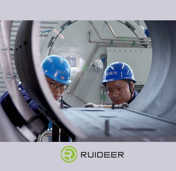 เตาเผาแบบสุญญากาศอุณหภูมิสูง รับน้ำหนักสูงสุด 1500 กก. พร้อมอุณหภูมิใช้งานสูงสุด 1550 องศาเซลเซียส