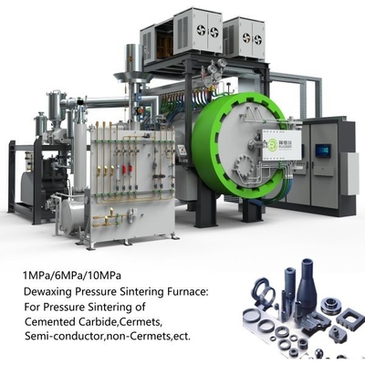 1200-1800C Sinter Hip Furnace ซัพพลายเออร์ ระยะเวลาทําความร้อนด้วยประตูคู่