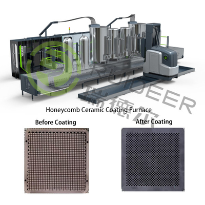 เครื่องเคลือบ CVD ที่พัฒนามากสําหรับเซรามิกสับสราท ความแน่นของเคลือบที่แข็งแรง พลังงานทั้งหมด ประมาณ 40/50/60/80KW