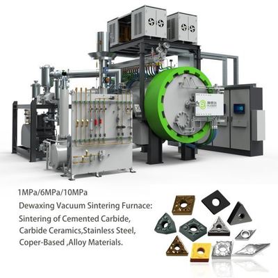 โครงการแบบเบ็ดเสร็จของเครื่องมือตัดคาร์ไบด์ซีเมนต์/ทังสเตนพร้อมเตาเผาแบบเผาผนึกด้วยแรงดันก๊าซอัจฉริยะ