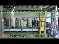 เตาเผาผงระเหยเคมี CVD สําหรับเครื่องมือตัด
